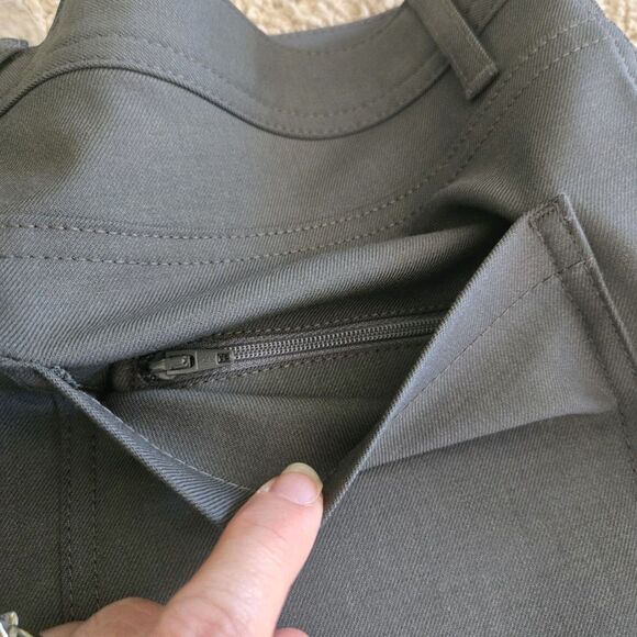 Unbound Merino Travel Pants Size 32 Gray 95% Merino Wool, Slim Fit, Hidden Zip - Picture 6 of 11
